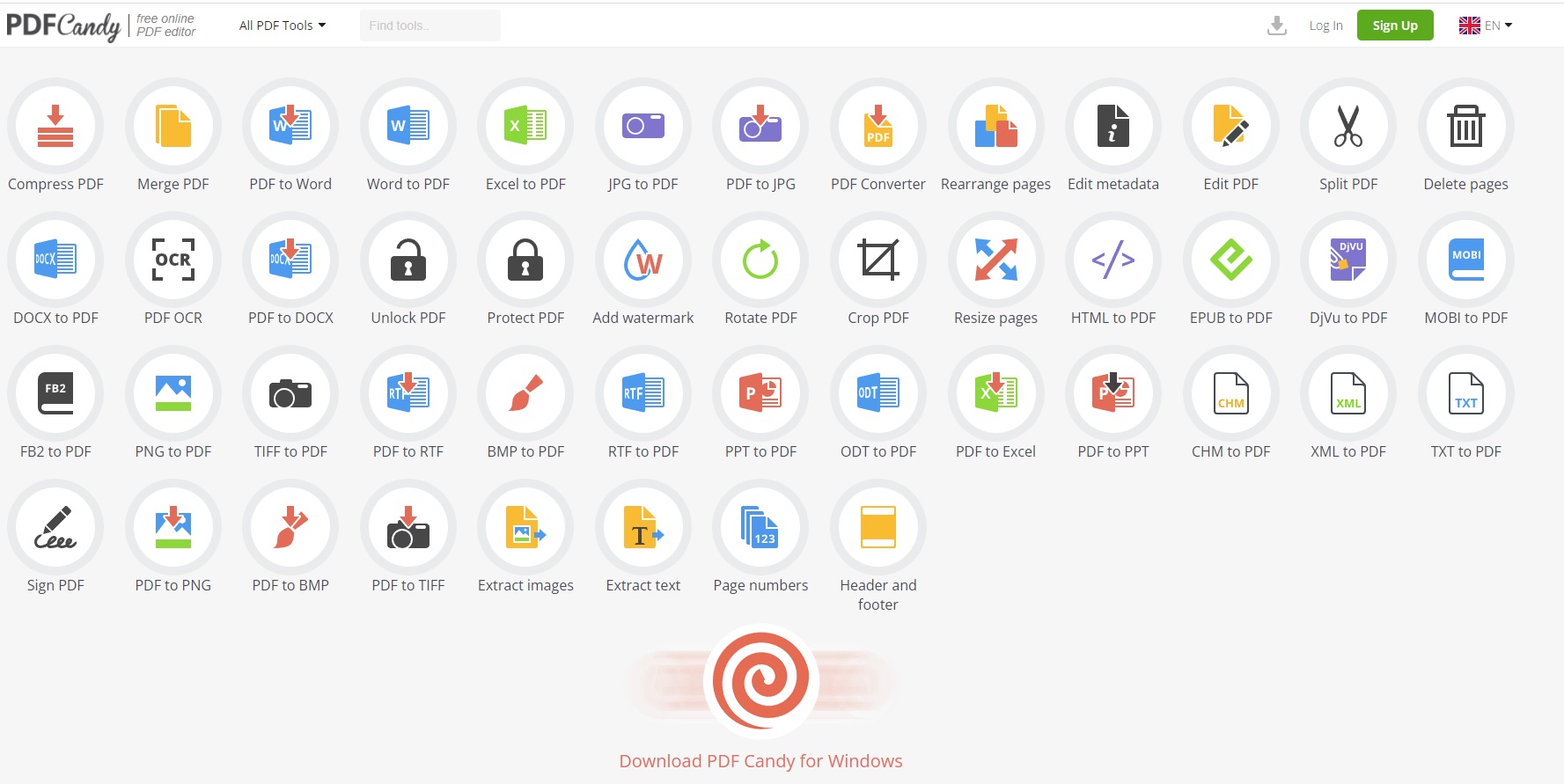 PDF Candy - Melhor opção gratuita