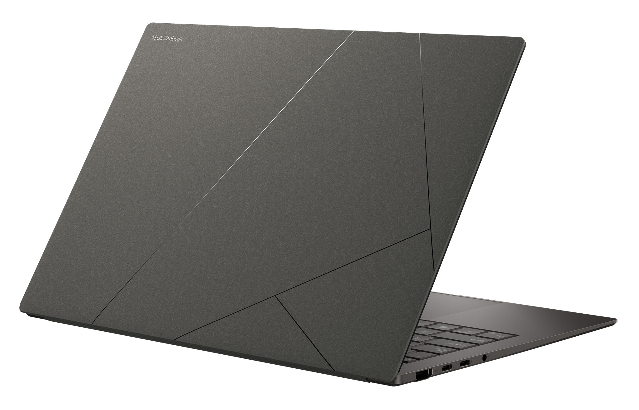 Tampa do Asus Zenbook S 16 é fabricada com material Ceraluminium (Imagem: Divulgação/Asus)