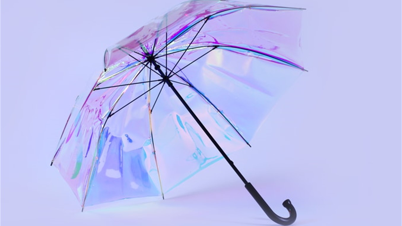 Imagem do Kickstarter do guarda-chuva inteligente Oombrella