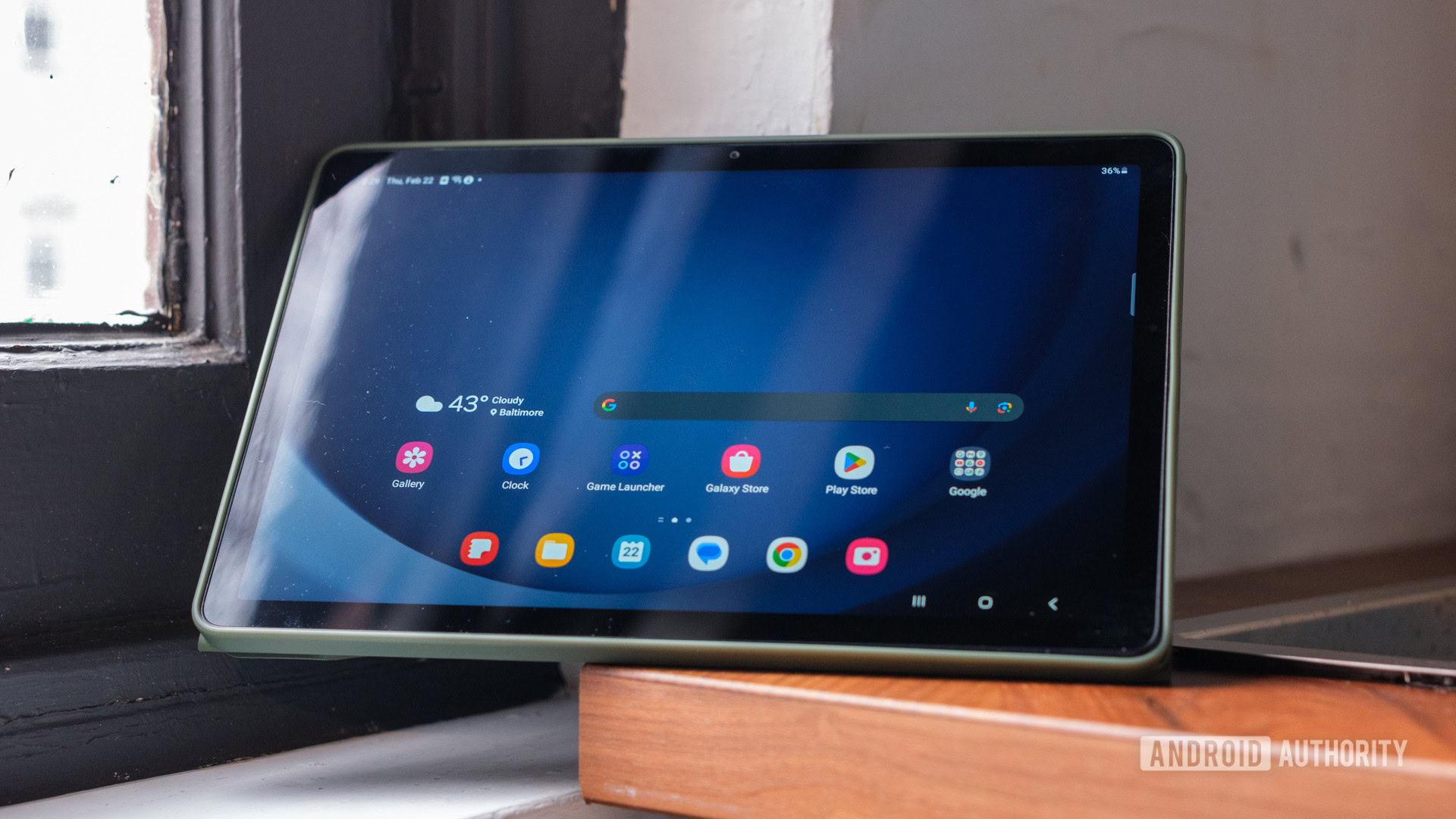 Samsung Galaxy Tab A9 Plus Display Paisagem