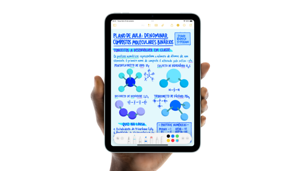 iPad Mini 2024 tem chip A17 Pro (imagem: divulgação/Apple)