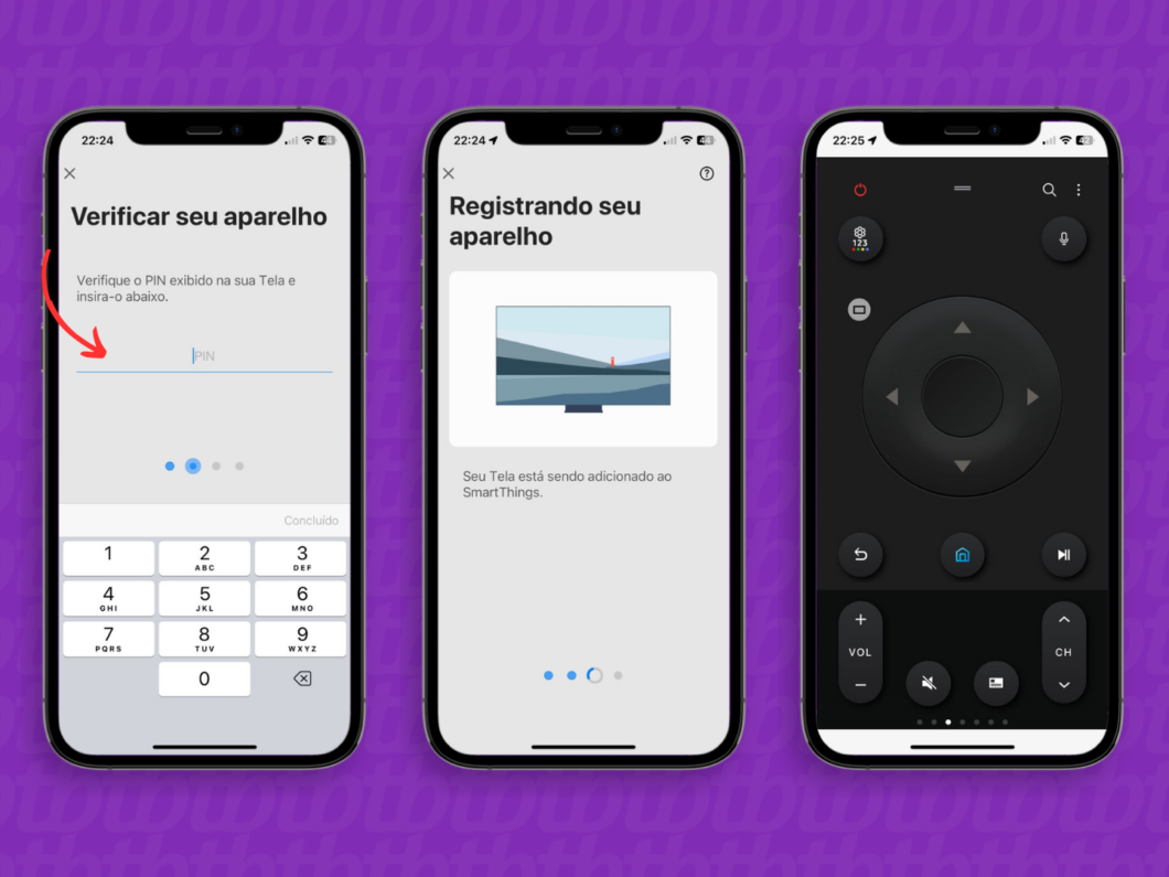 Pareando a TV Samsung com o dispositivo m&oacute;vel via Smart Things