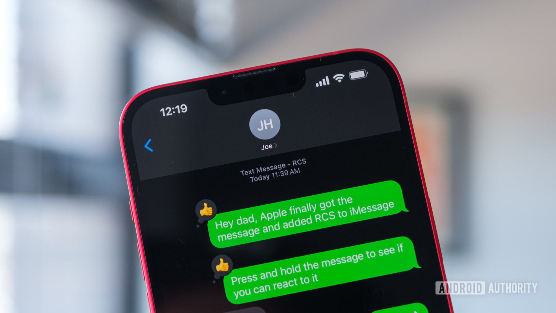 RCS no iMessage de perto