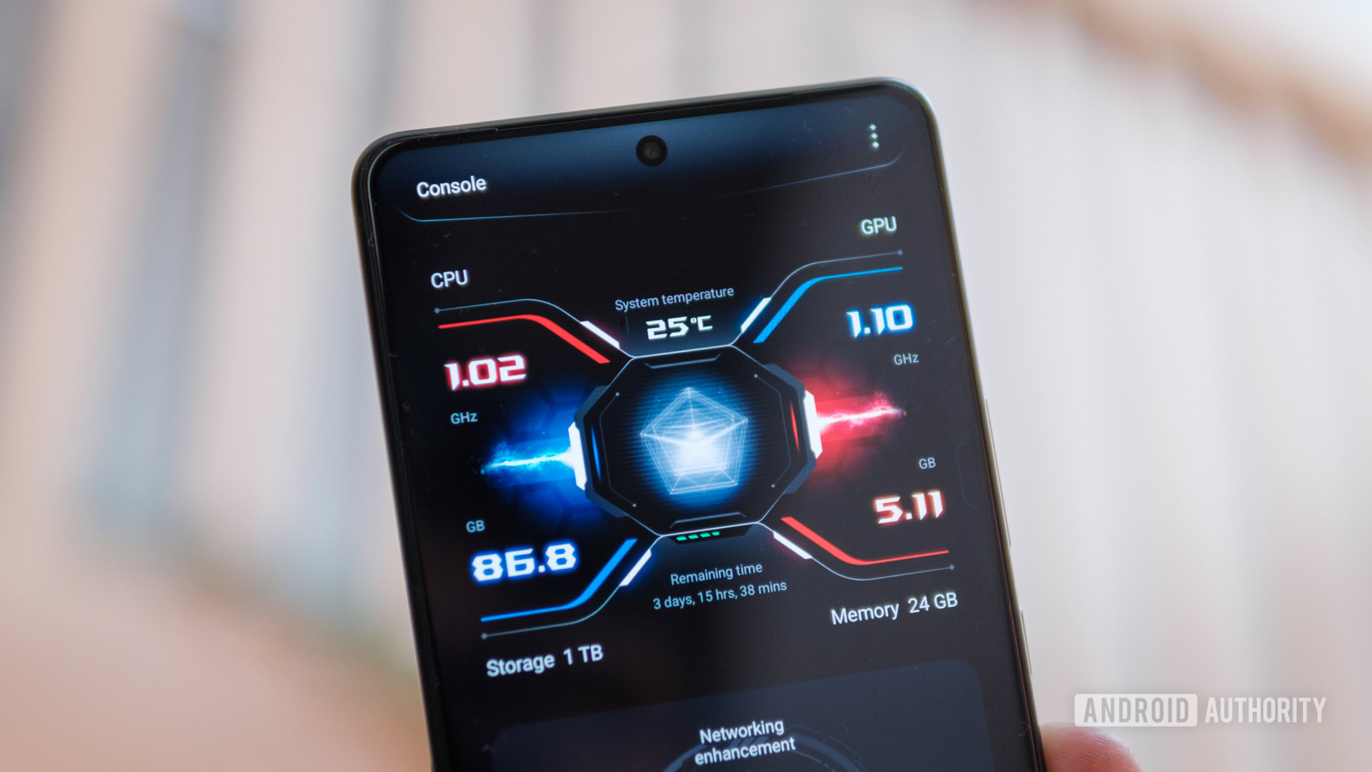 Métricas do modo ASUS ROG Phone 9 Pro X