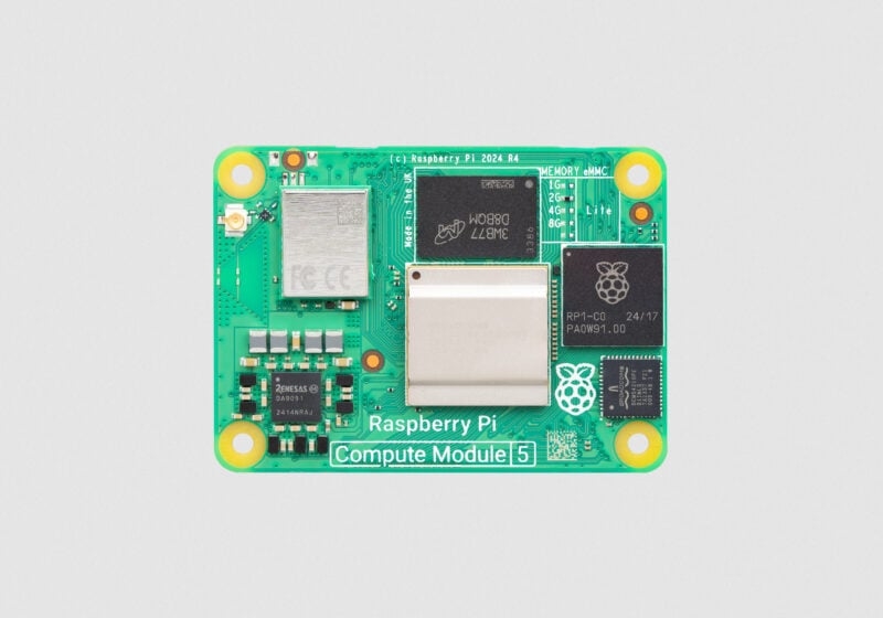 Raspberry Pi Compute Module 5 (imagem: divulgação/Raspberry Pi)