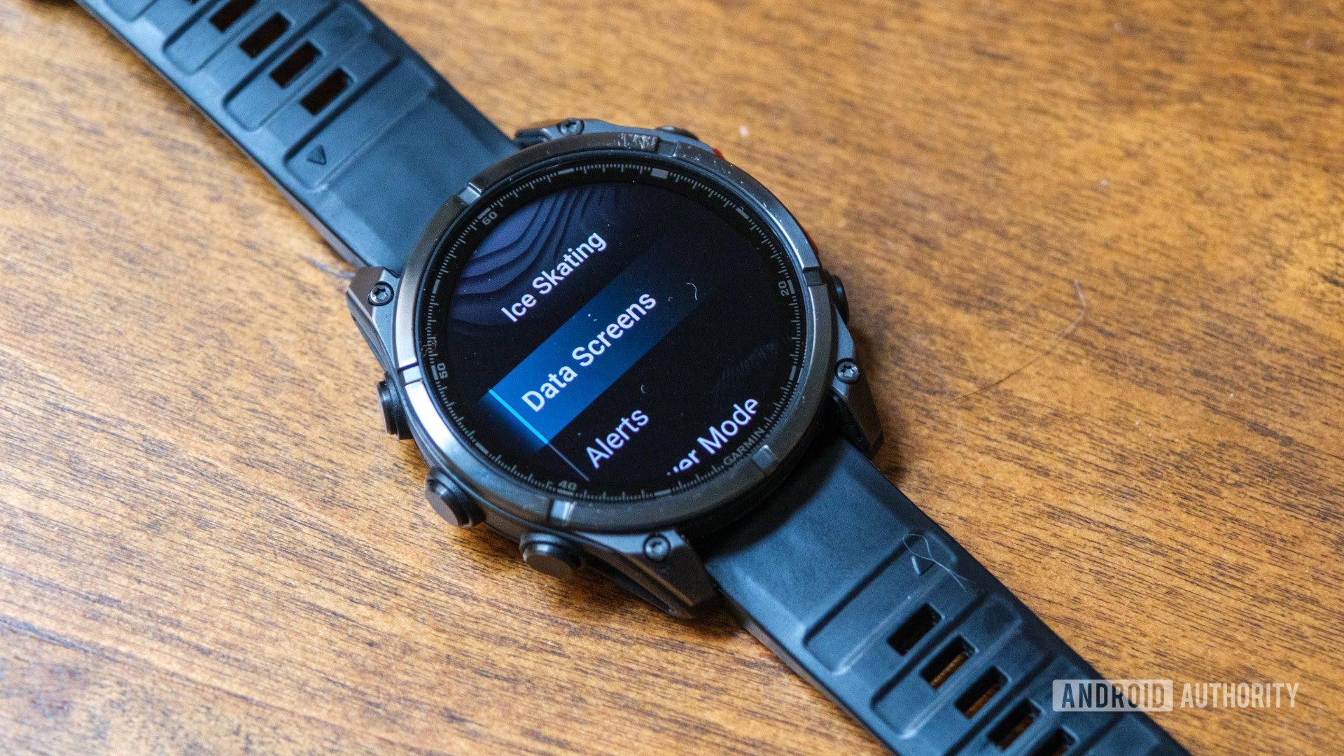 Tela de dados de patina&ccedil;&atilde;o Garmin Fenix ​​8