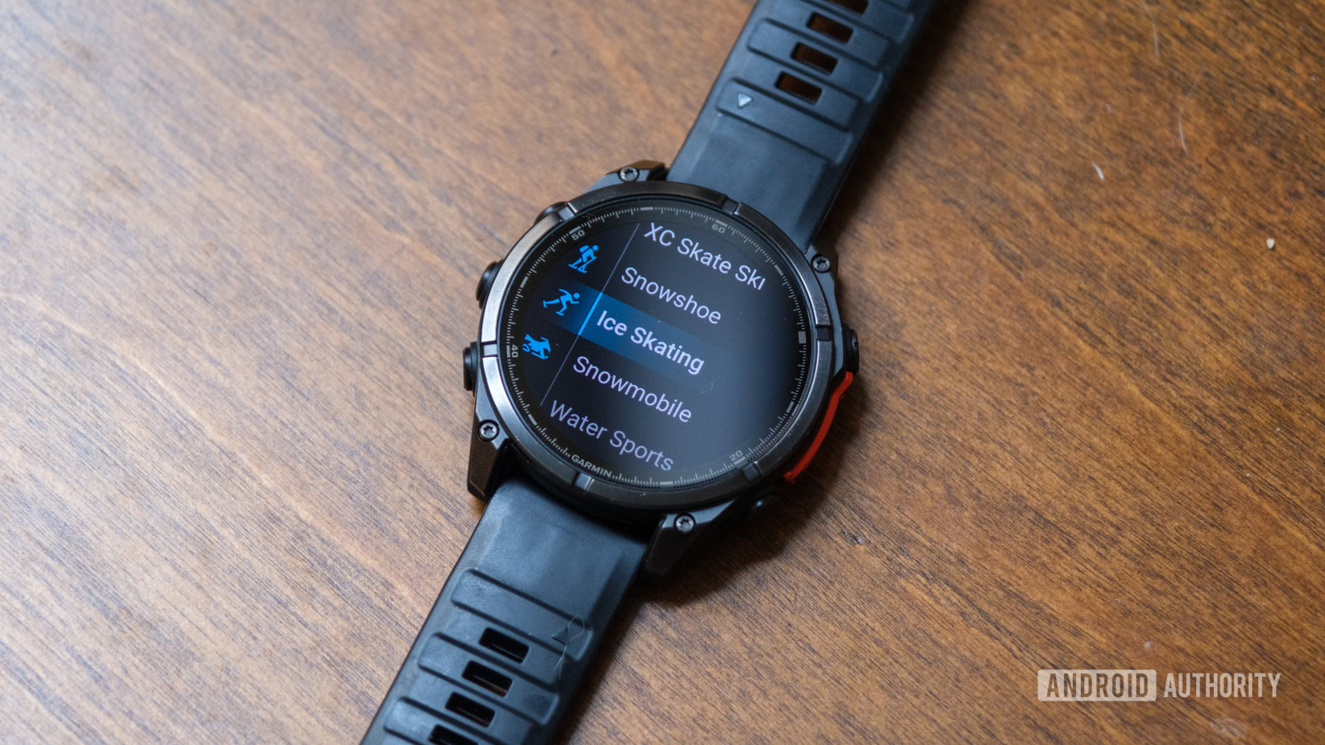 Garmin Fenix ​​8 Op&ccedil;&otilde;es de patins de patins de patina&ccedil;&atilde;o