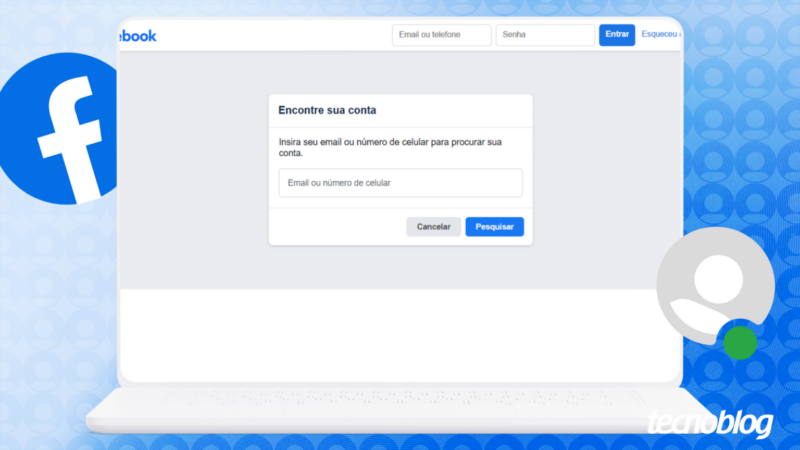 Como recuperar um Facebook antigo para ter acesso à sua conta - GA ...