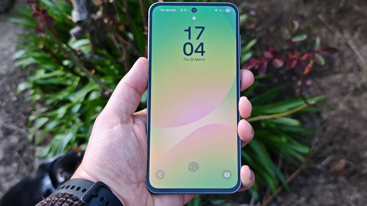 Samsung Galaxy A56 REVIEW front straight handheld