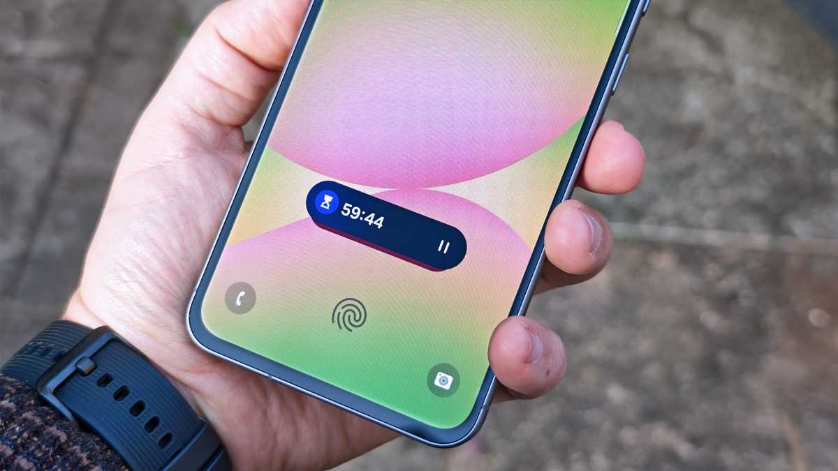 Samsung Galaxy A56 REVIEW Now Bar timer