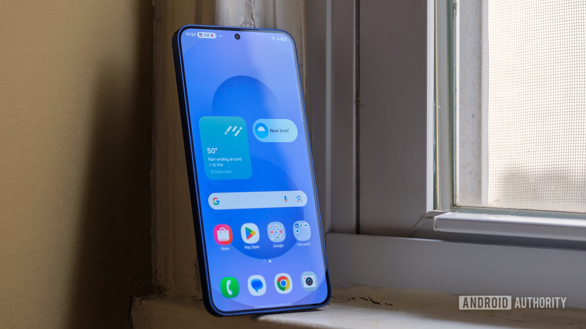 Tela inicial do Samsung Galaxy S25 Plus