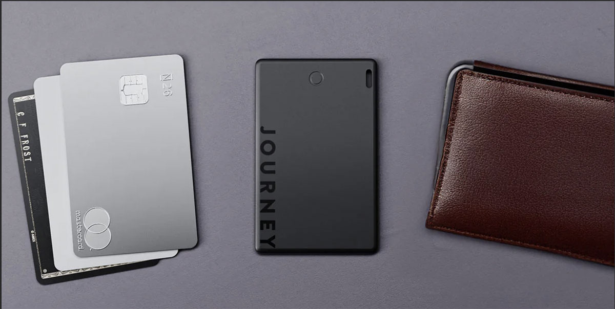 Journey LOC8 Finder Card - Thin Bluetooth tracker for wallets