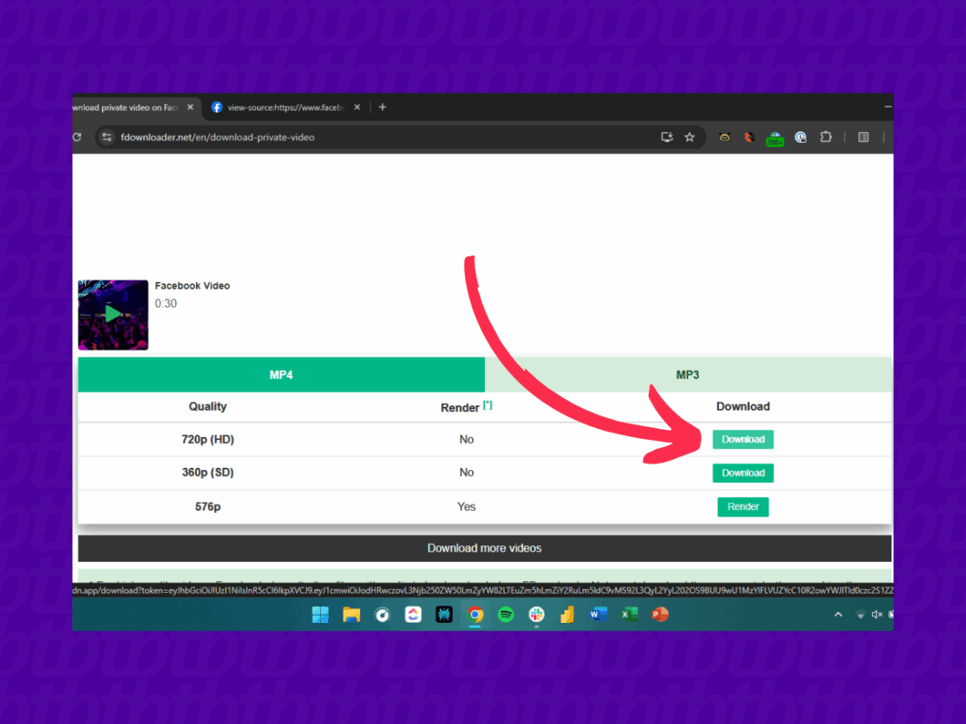 Não é possível baixar um vídeo privado do Facebook de forma nativa ou pelo celular, mas há como fazer o download no PC usando o código-fonte da publicação
