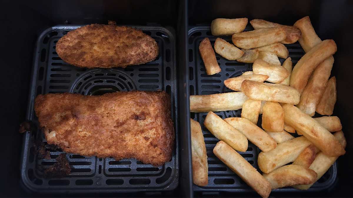 Fish and chips in the air fryer
