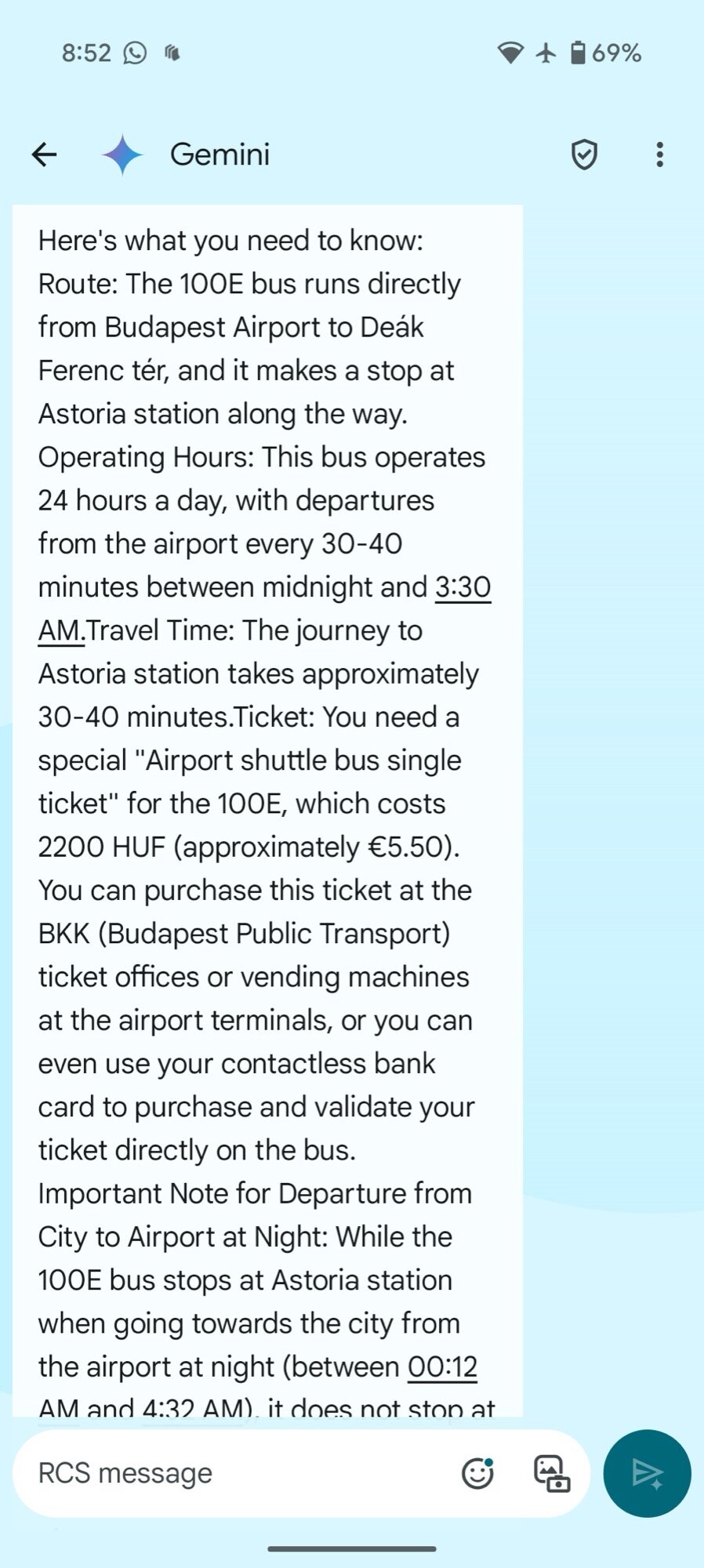 G&ecirc;meos no Google Mensagens Perguntas de voo Instru&ccedil;&otilde;es Bad Format 1