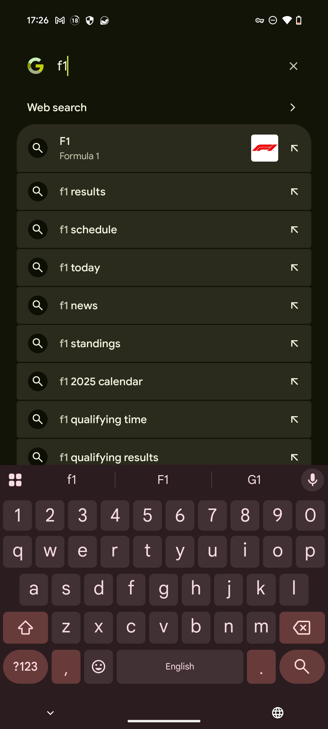 calend&aacute;rio f1 da p&aacute;gina inicial da pesquisa de pixels
