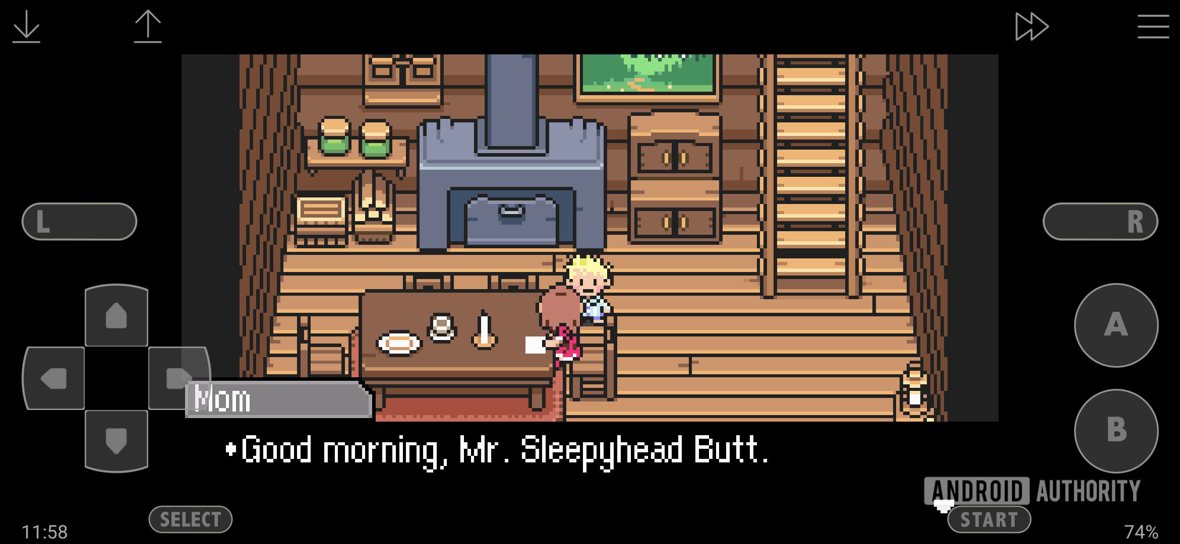 Mãe 3 Tradução em inglês no emulador Mãe 3 Tradução em inglês no emulador