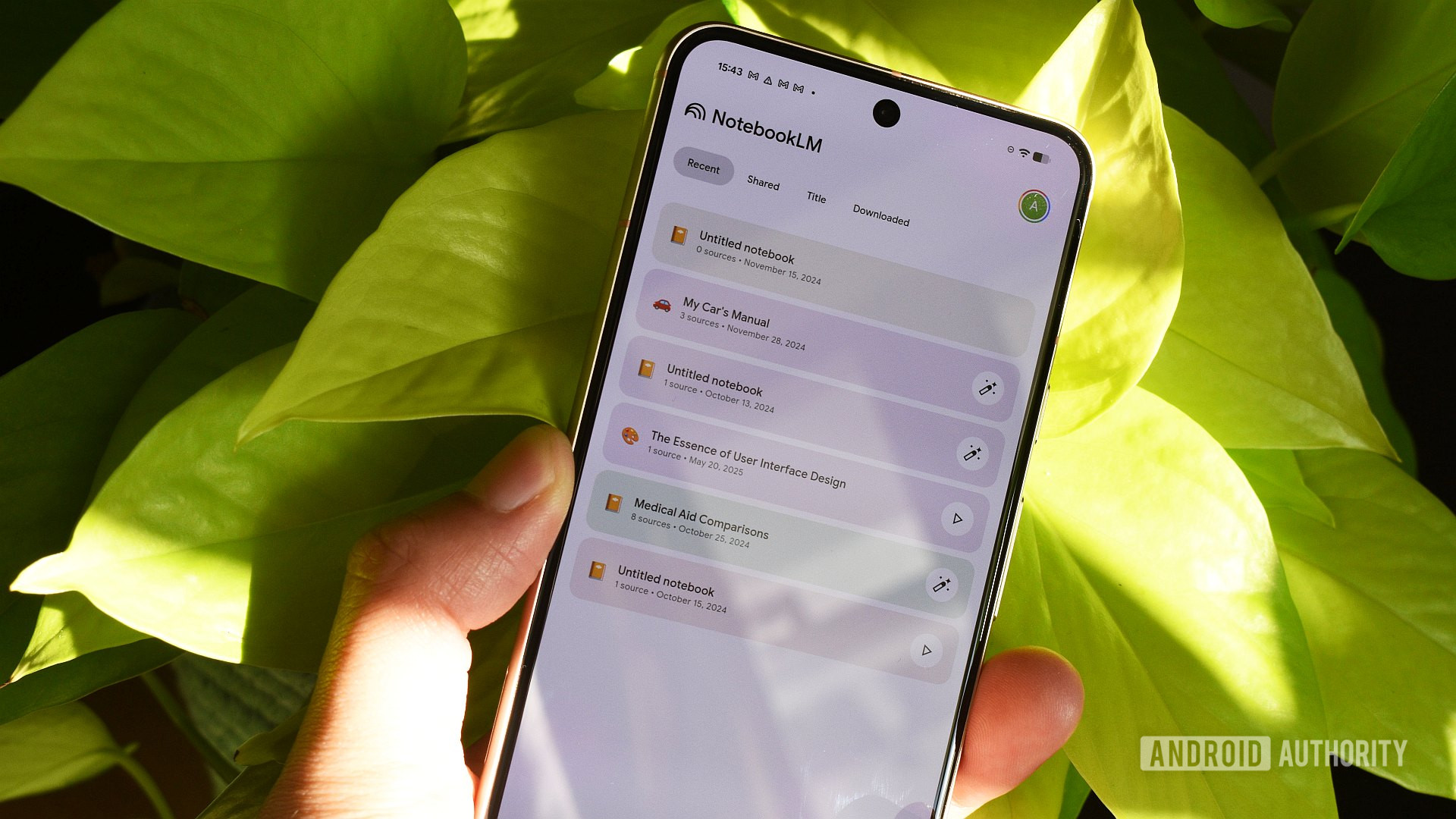 aplicativo google notebooklm para Android 3