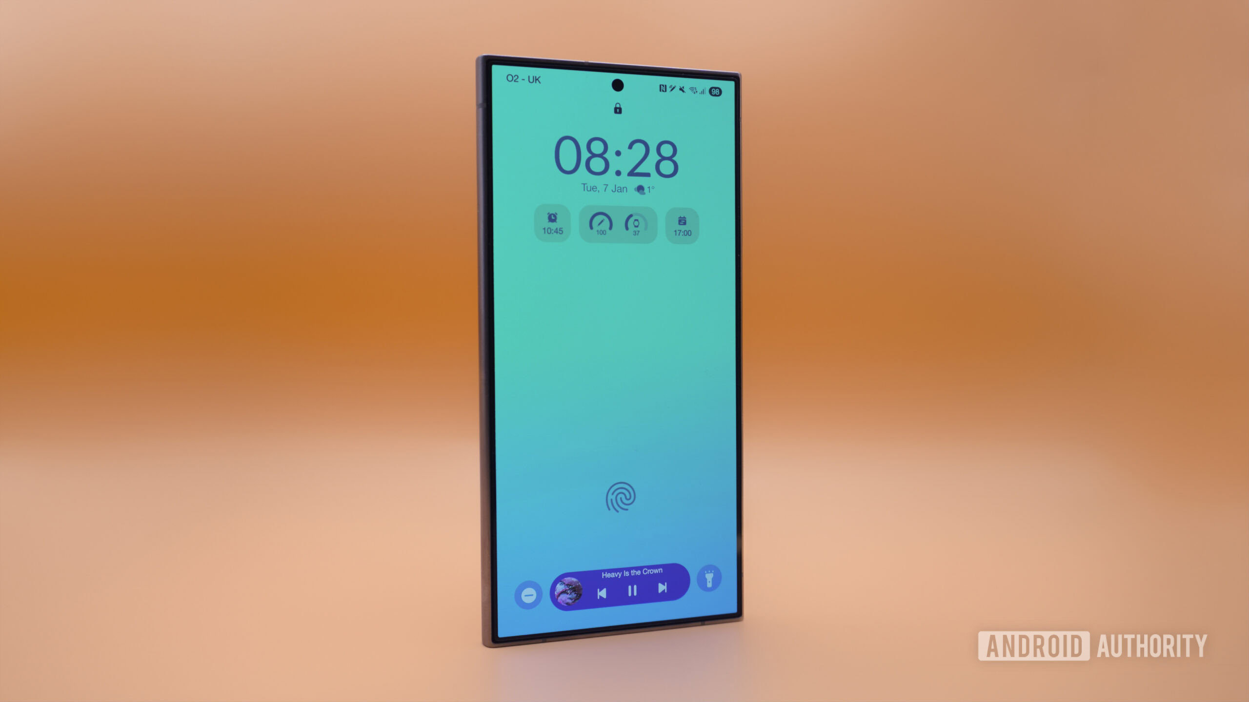 Controles de música Samsung One UI 7 Now Bar Controles de música Samsung One UI 7 Now Bar