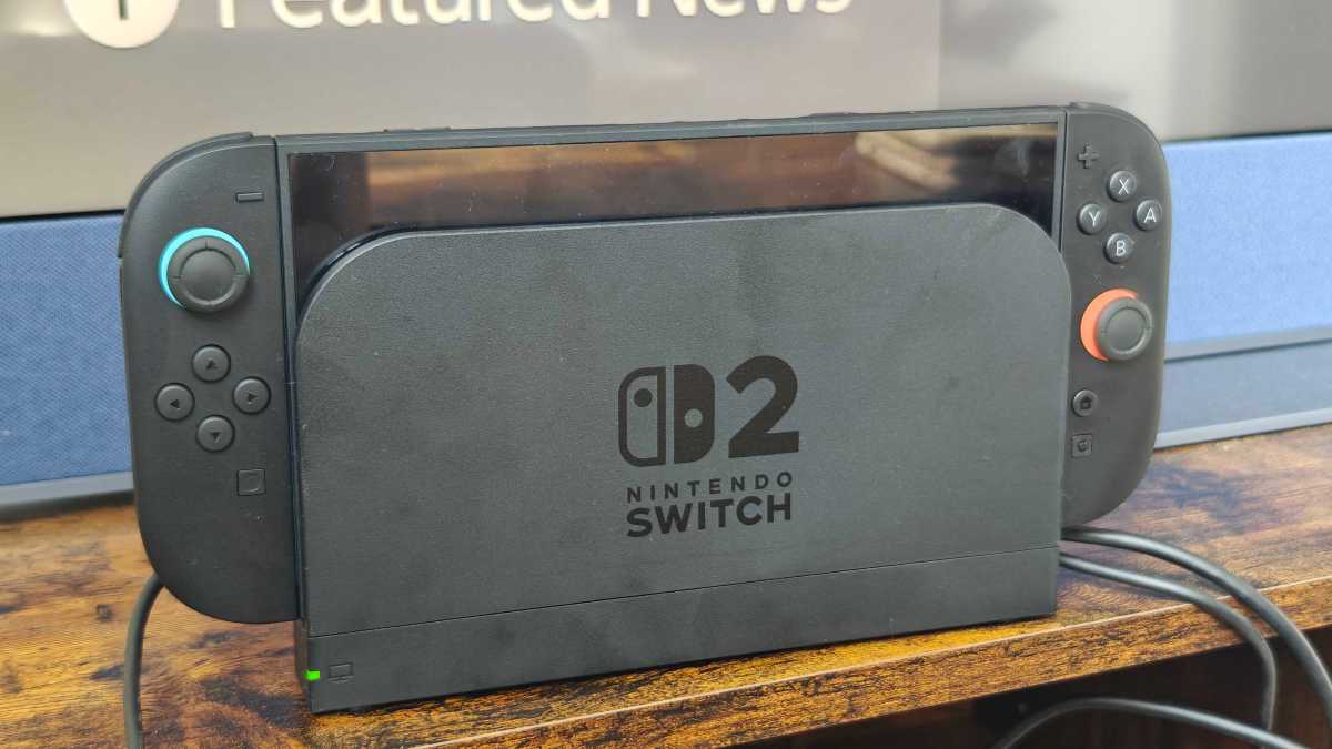 Switch 2 docked