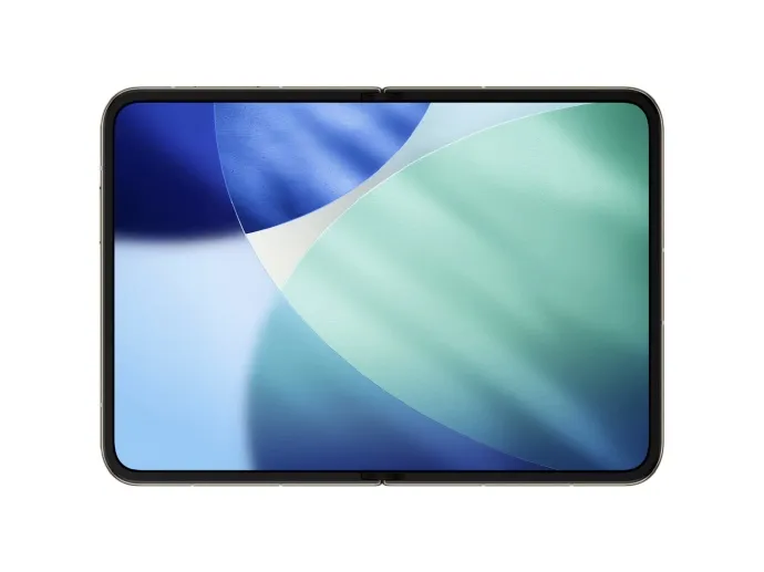 Imagem mostra uma renderiza&ccedil;&atilde;o do iPhone dobr&aacute;vel com tela de 7,58 polegadas