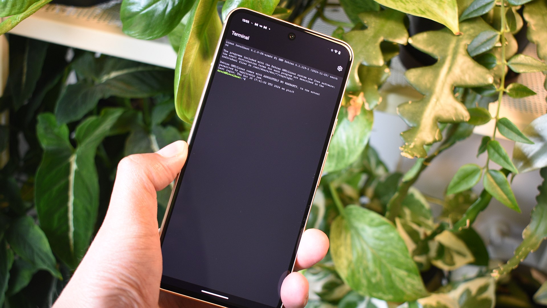 aplicativo de terminal linux android pixel 1