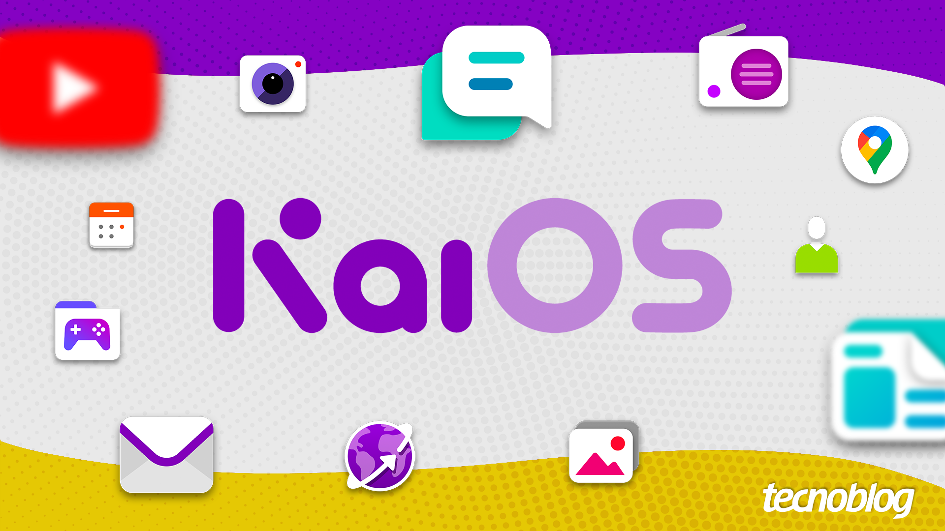 ilustra&ccedil;&atilde;o sobre o sistema operacional KaiOS