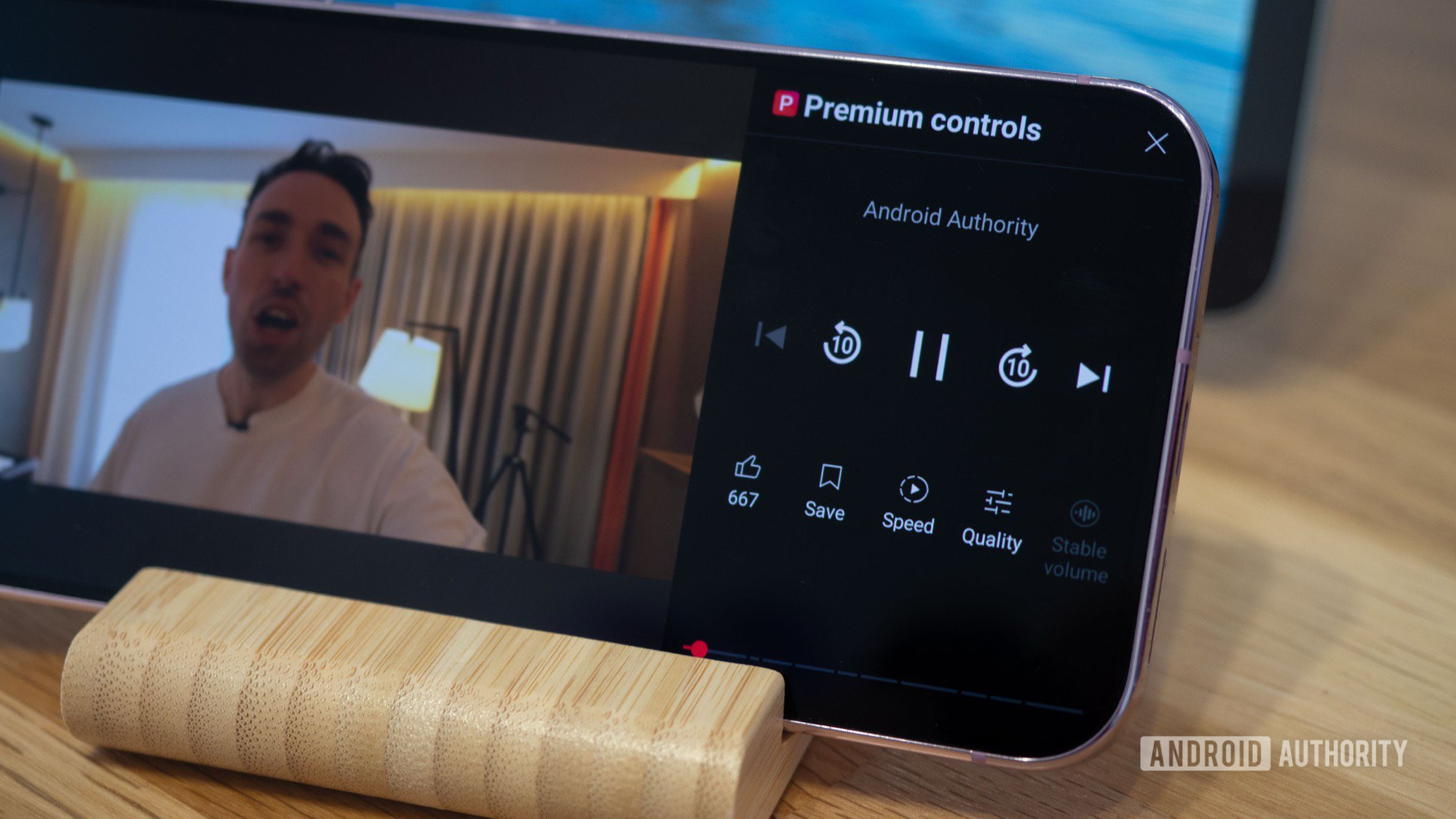 controles de vantagens premium do youtube