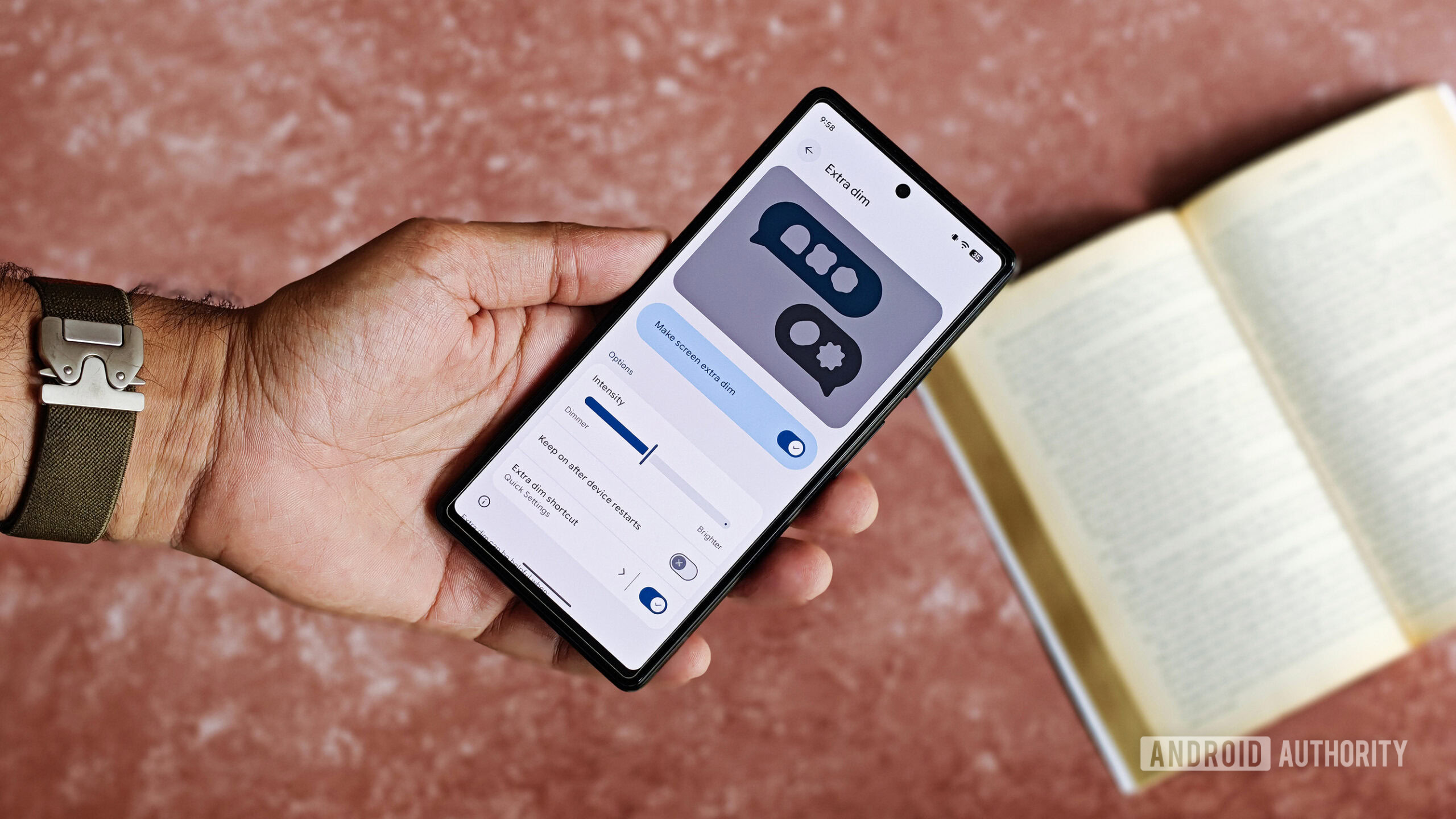 Leitura aprimorada no Android com Extra Dim