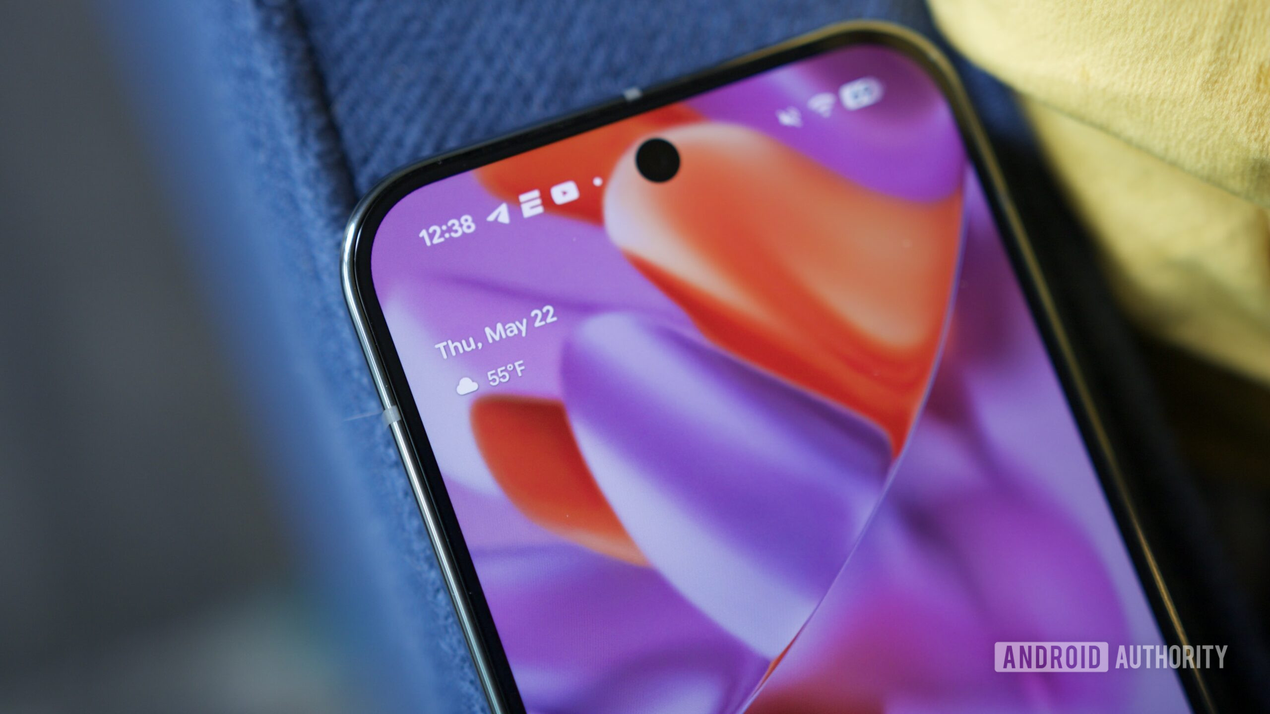 Widget At a Glance menor no Android 16 QPR1 Beta 1.