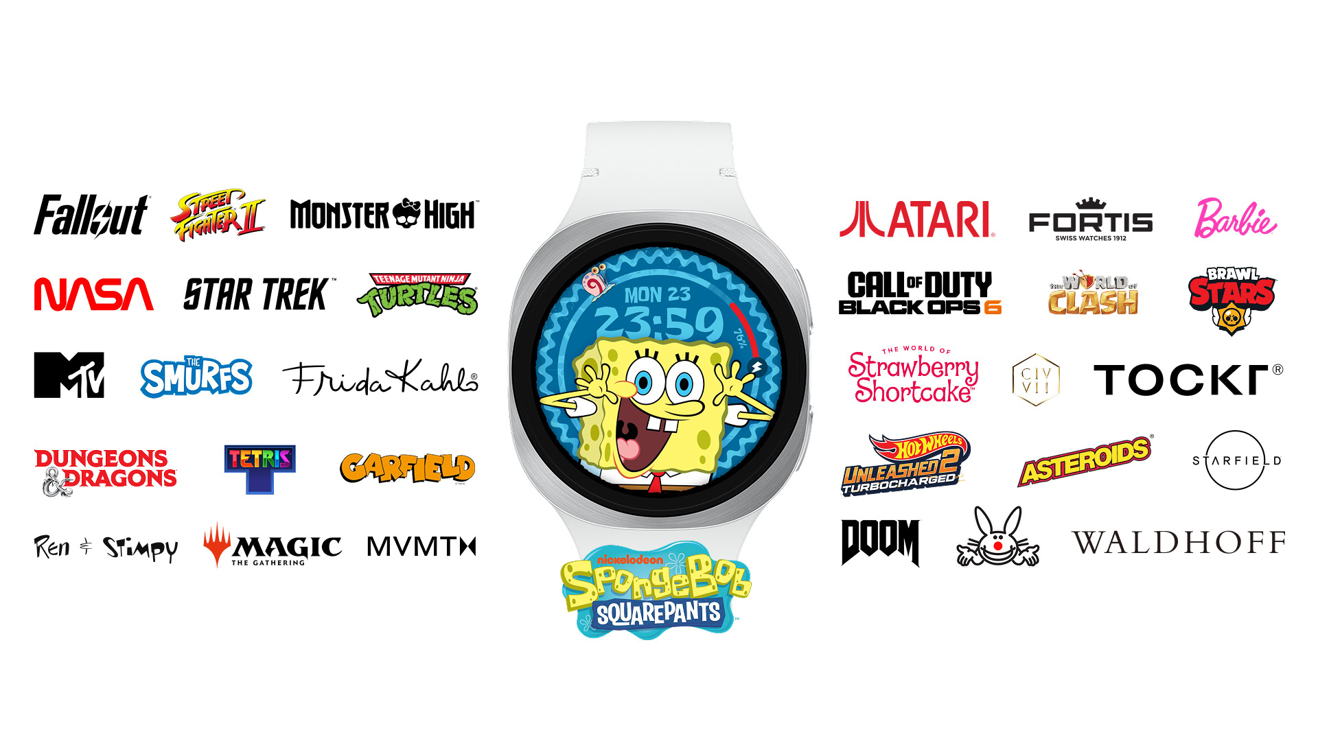 Facer Bob Sponge Squndeepants Um outro Facos de Rel&oacute;gio de Franquia