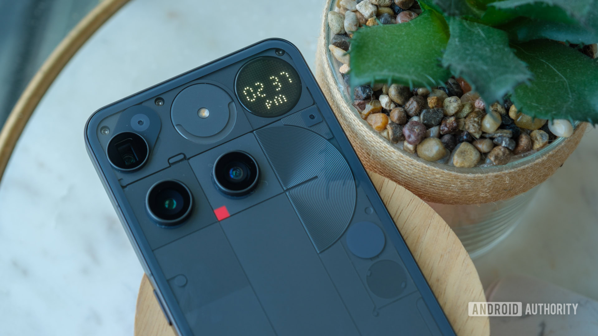 Nada da matriz de glifo do Phone 3 acendeu