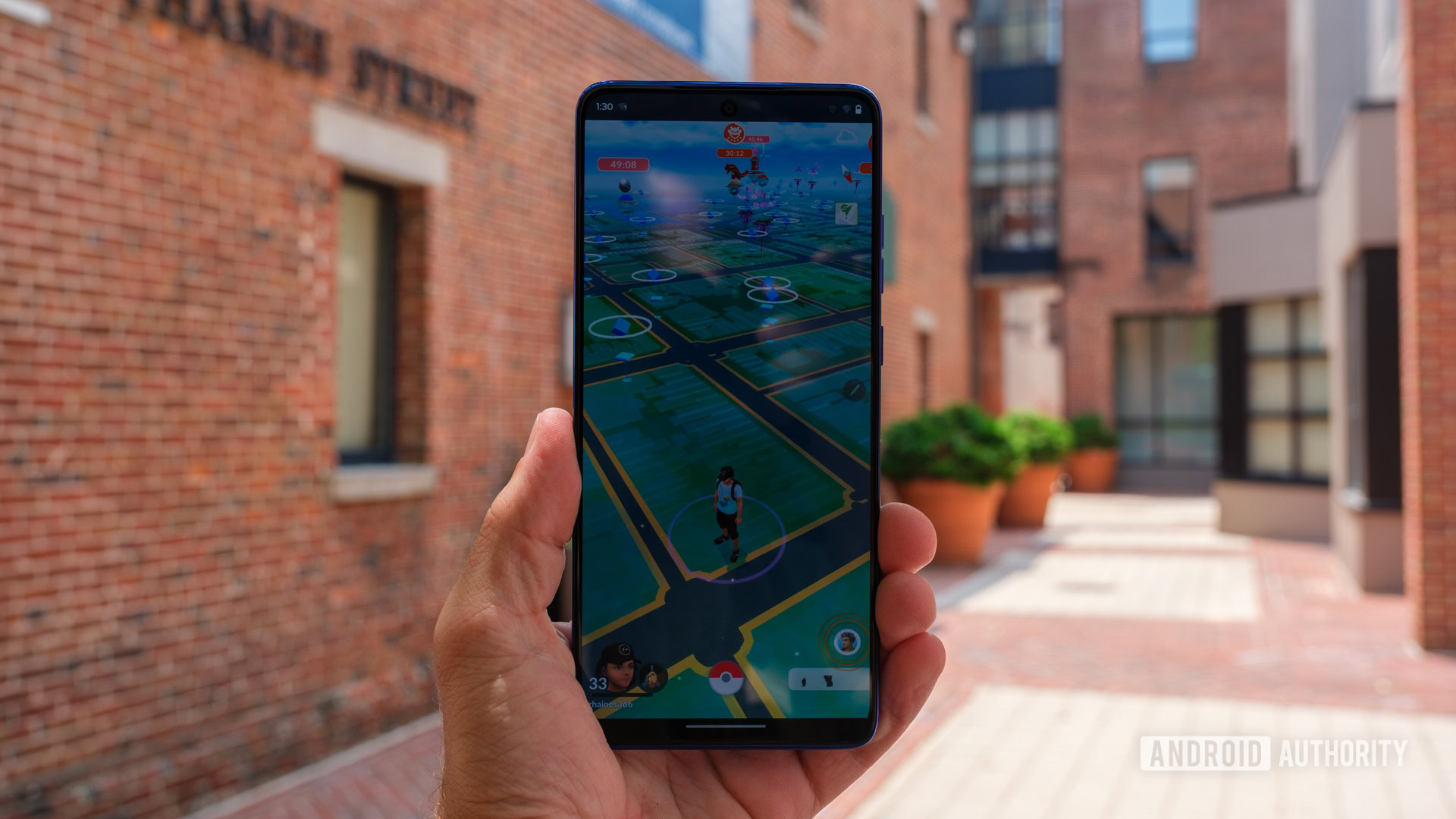Motorola Moto G Stylus 2025 Pokemon Go Interface