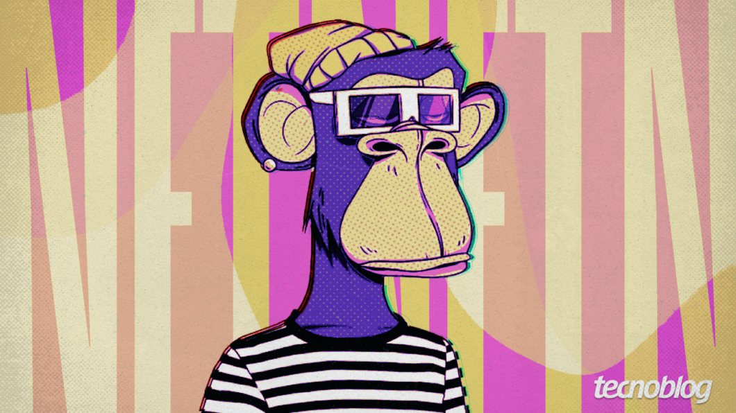 Ilustra&ccedil;&atilde;o sobre NFT