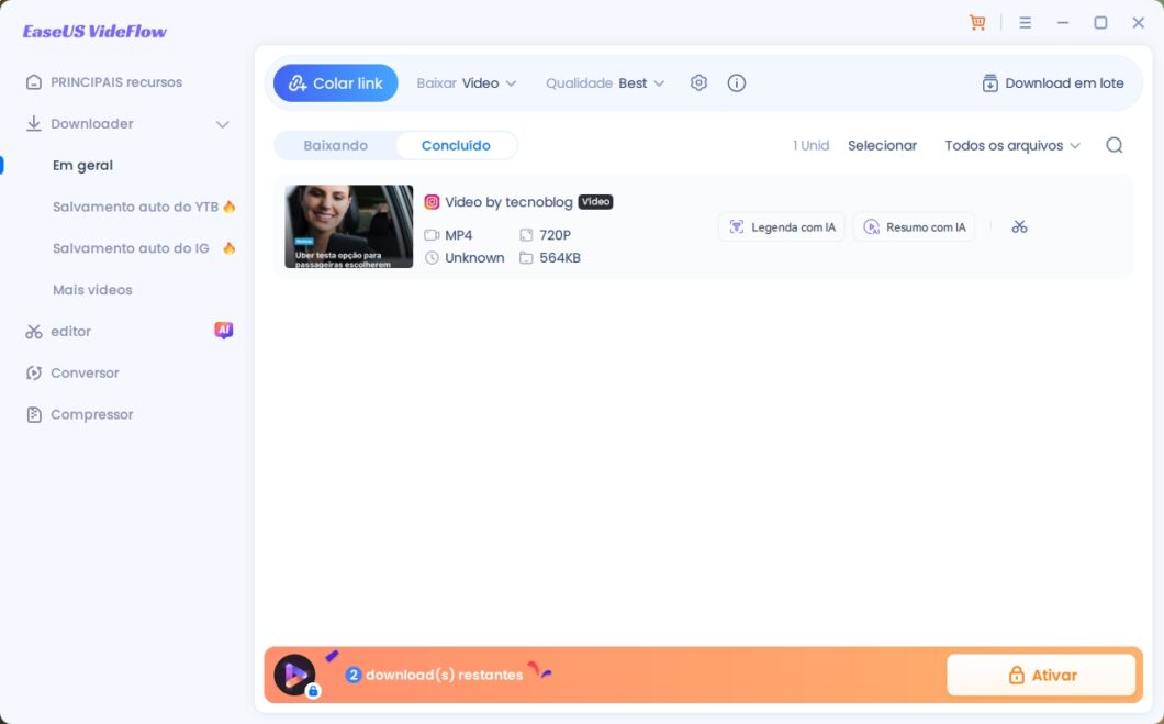 EaseUS Video Downloader