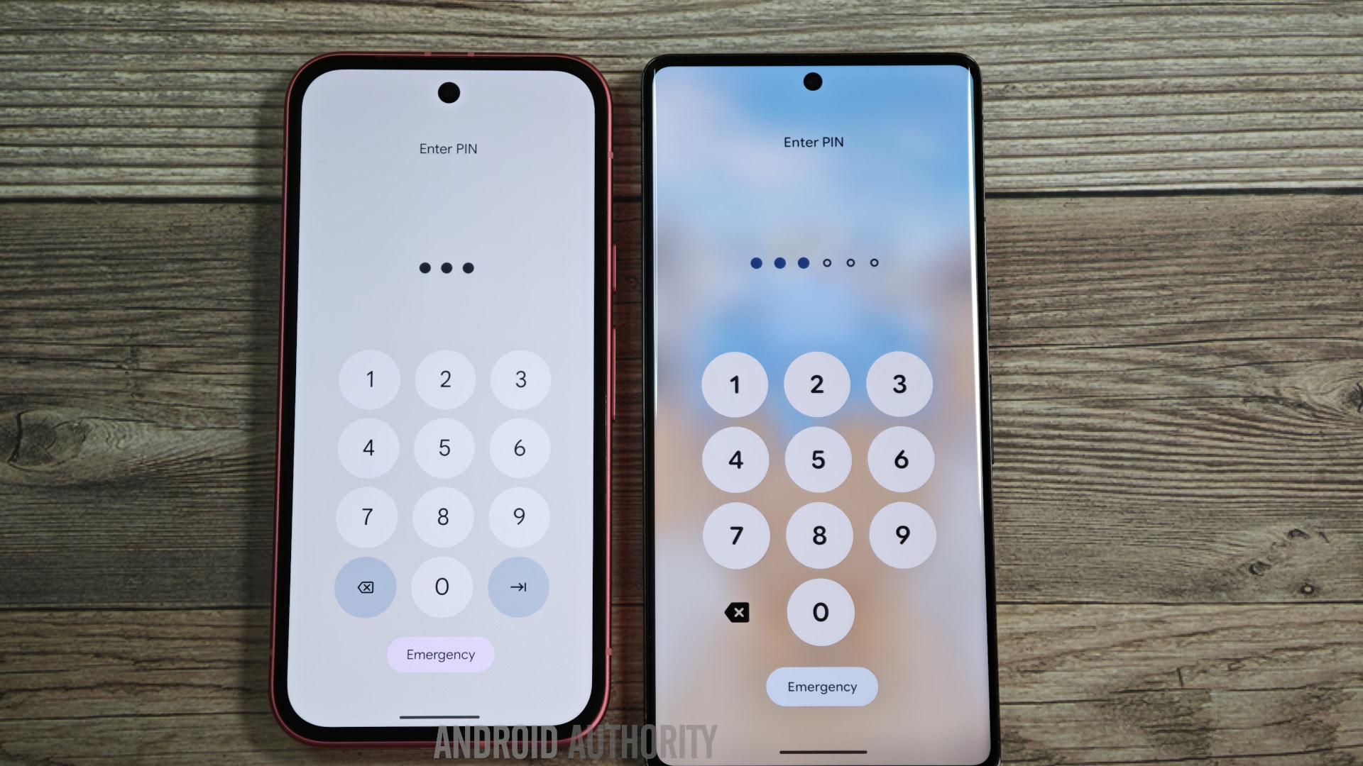 Antigo vs New Keyguard Background In Android