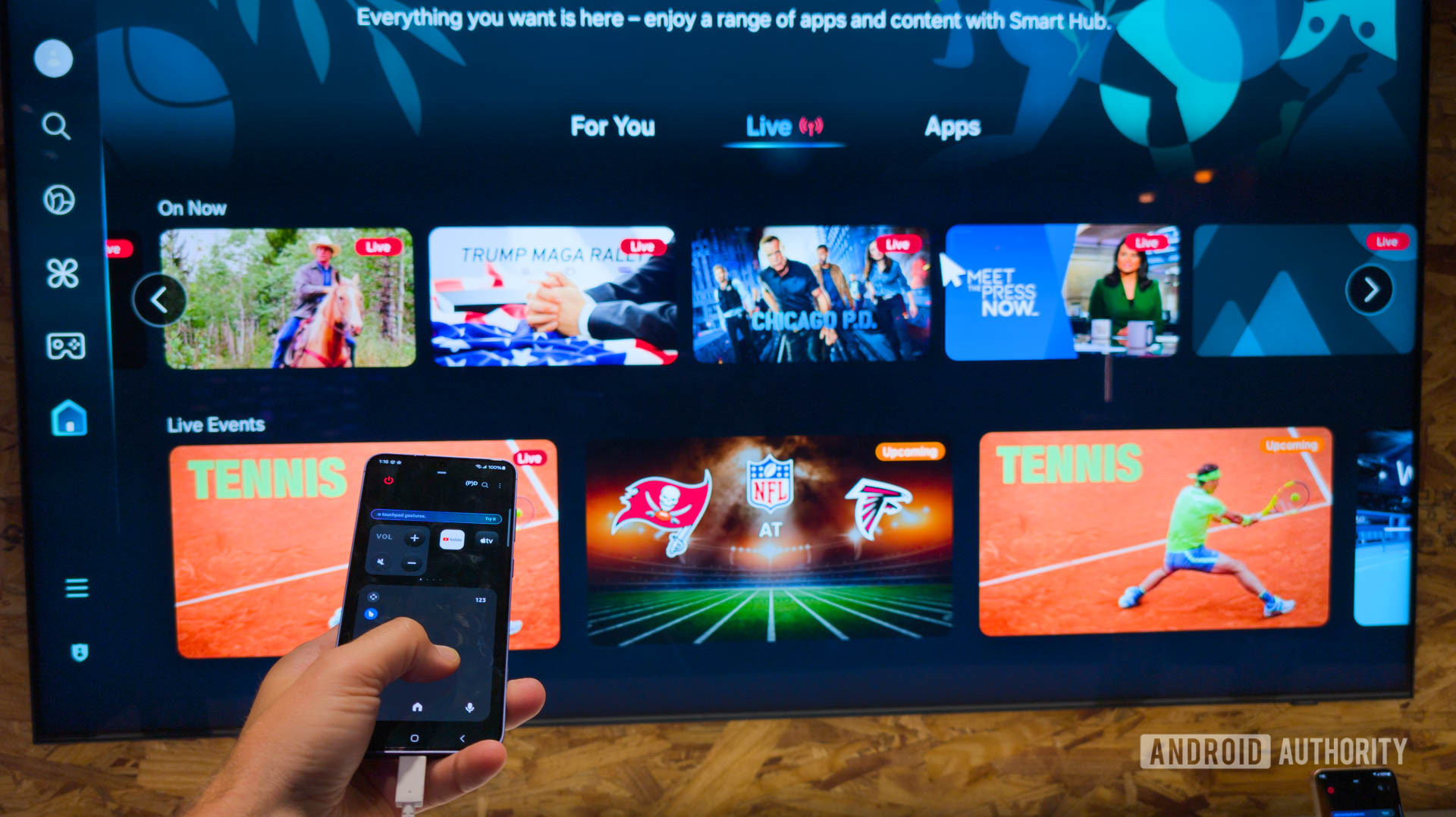 Samsung TV Trackpad Remote para smartphones (2 de 3)