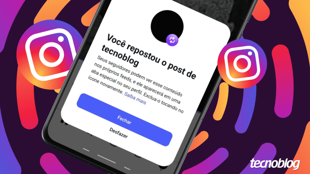 Como repostar ou desfazer repost no Instagram
