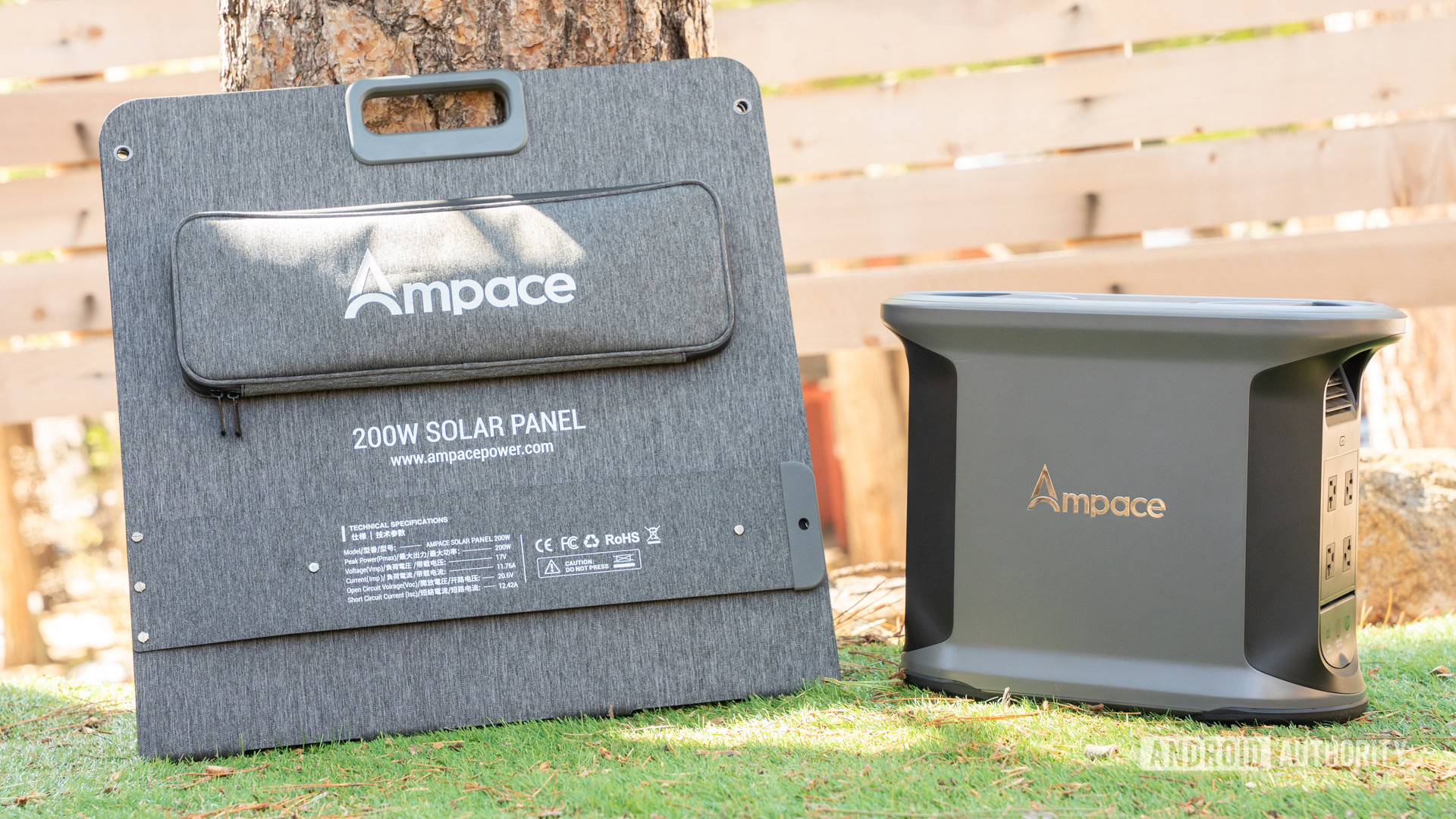 Ampace Andes 1500 Central elétrica e painel solar dobrável Ampace Andes 1500 Central elétrica e painel solar dobrável