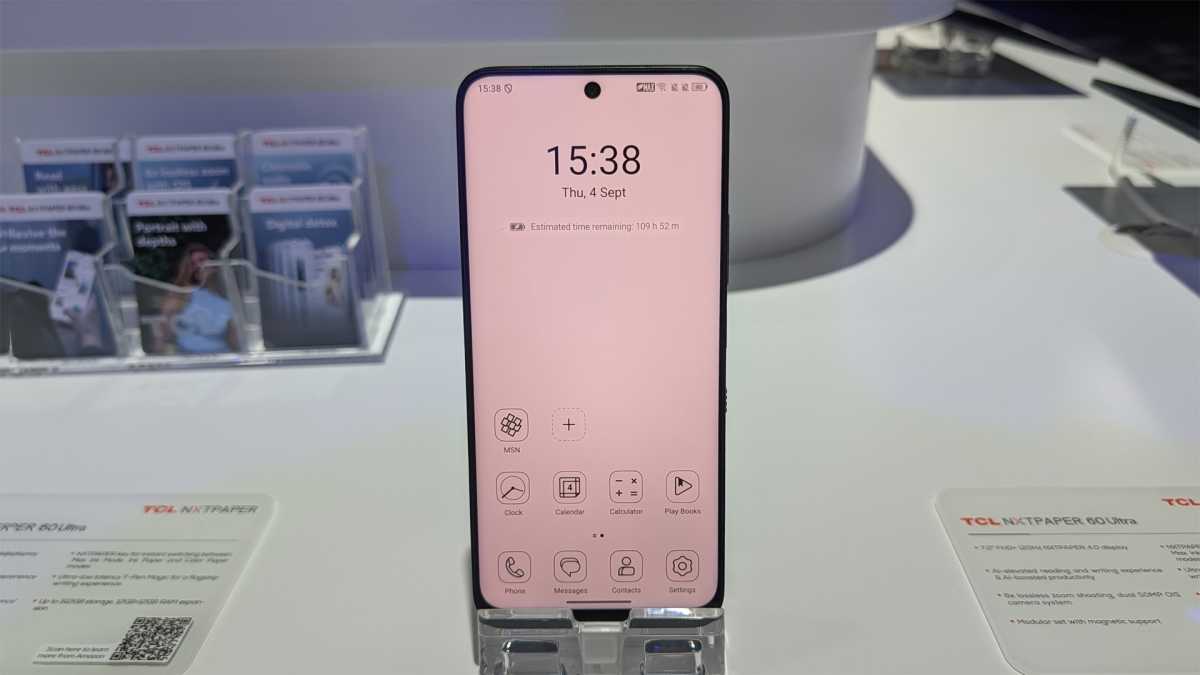 TCL Nxtpaper 60 Ultra Max Ink Mode