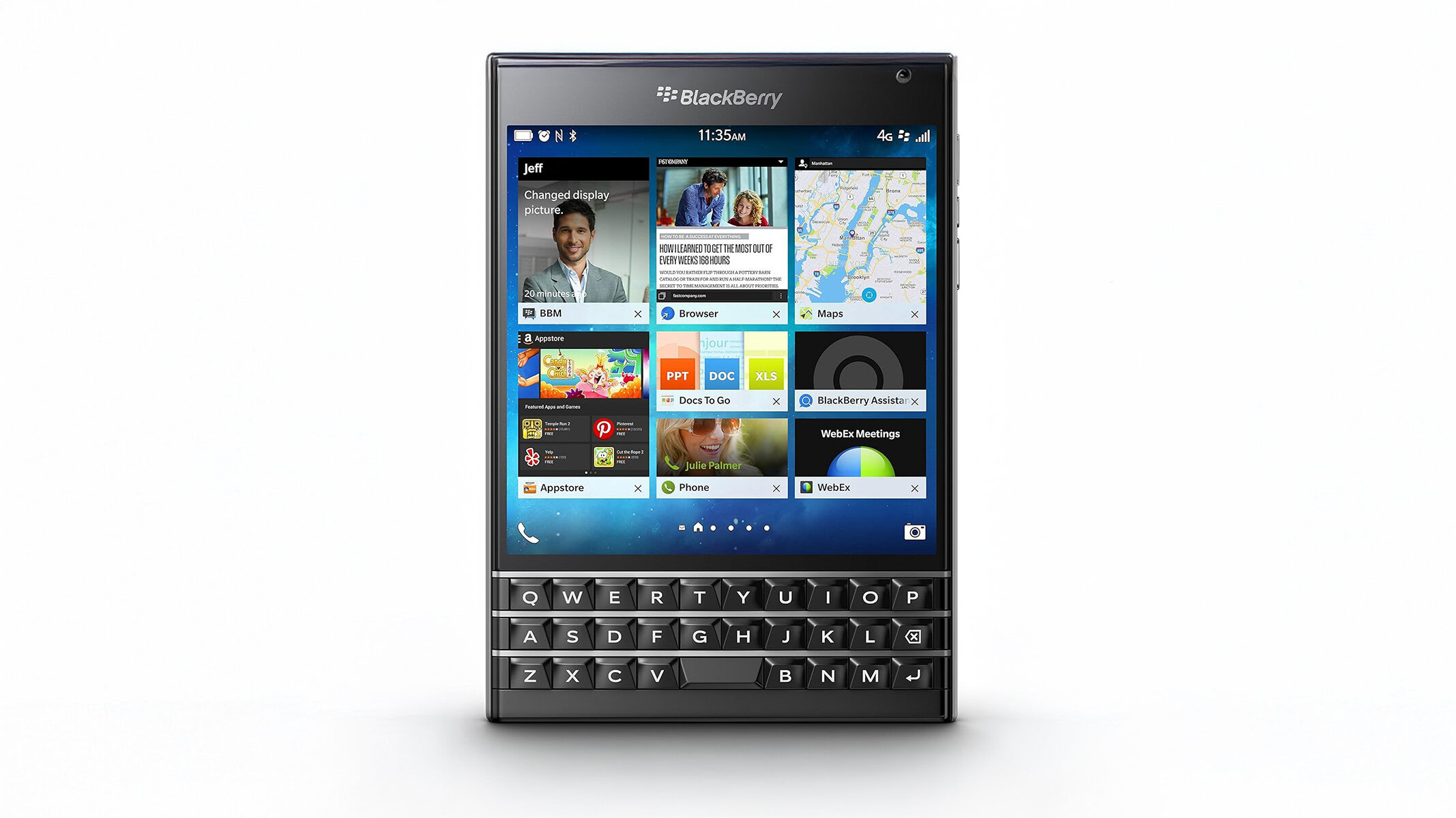 passaporte de blackberry