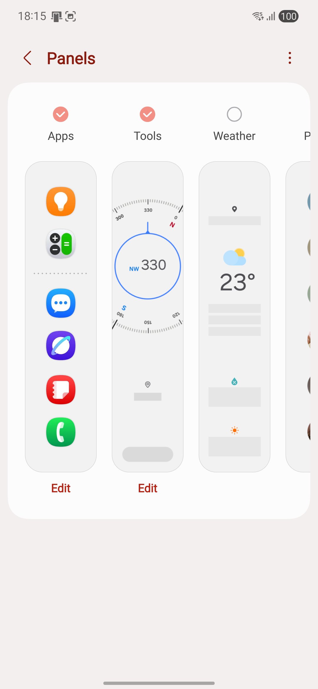 Painéis de borda (2)