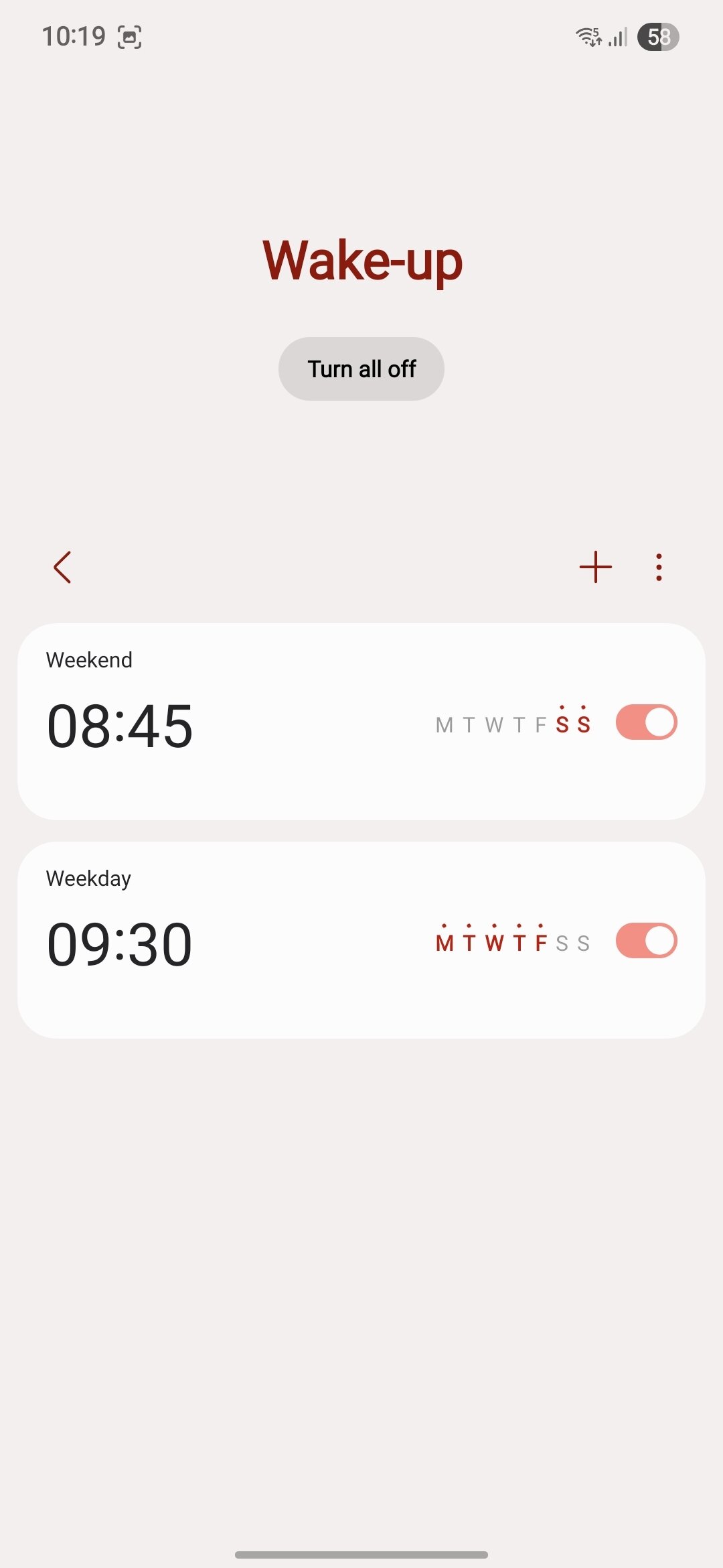 Um relógio de interface do usuário (1)