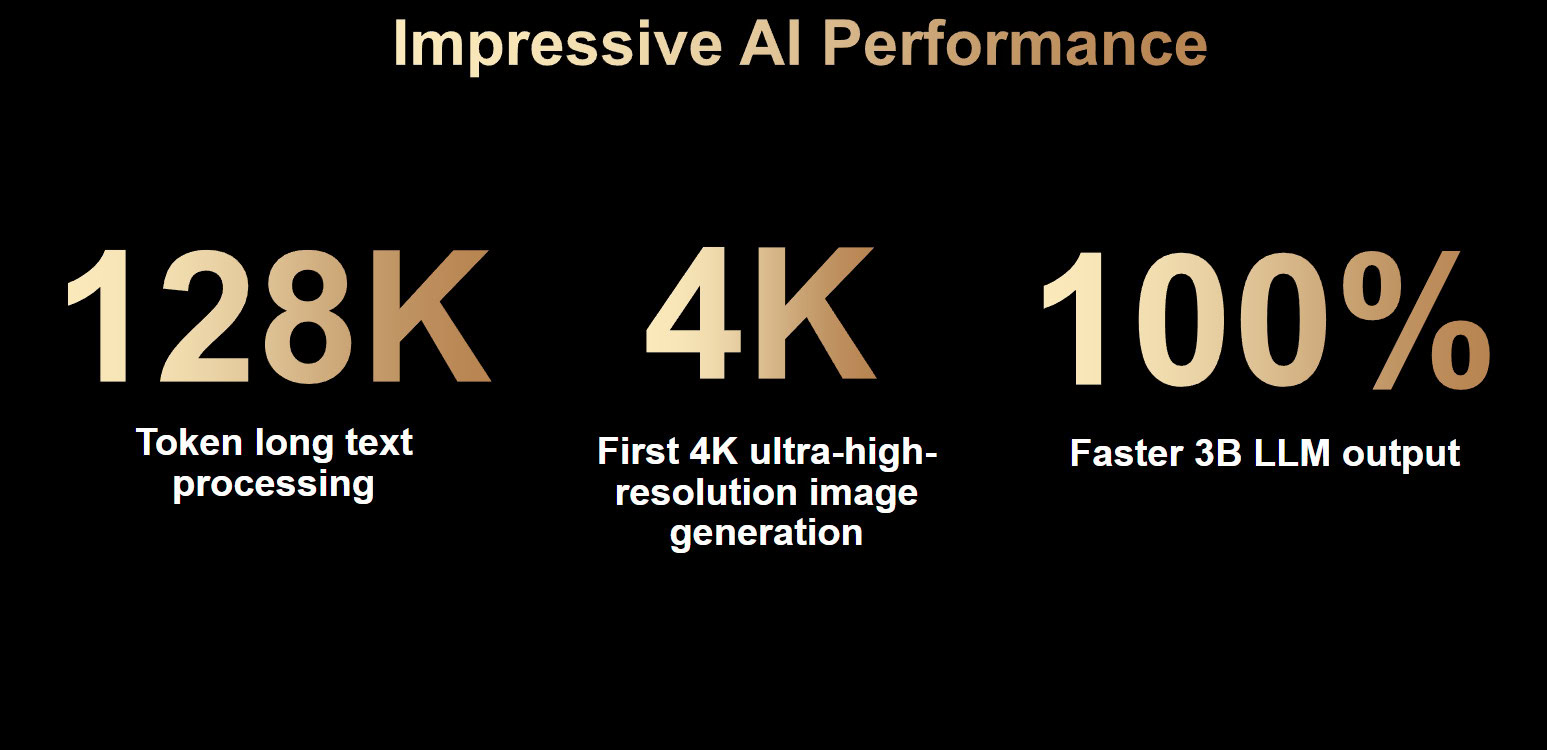 MEDIATEK Dimensidade 9500 Recursos de IA MEDIATEK Dimensidade 9500 Recursos de IA