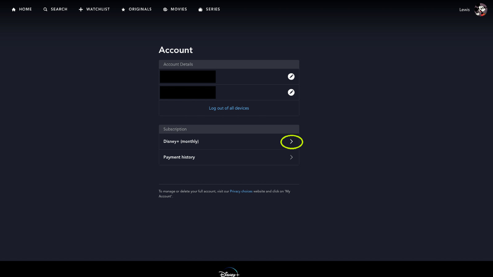 How to cancel Disney Plus
