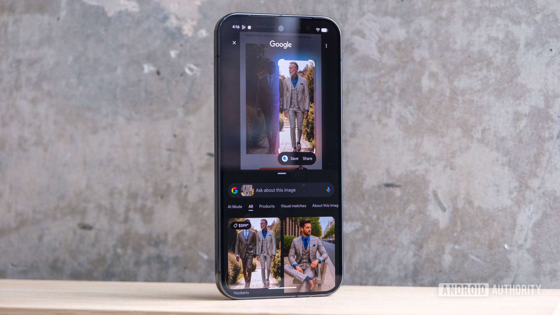 Apple Visual Intelligence vs Circle para pesquisar no Google Suit