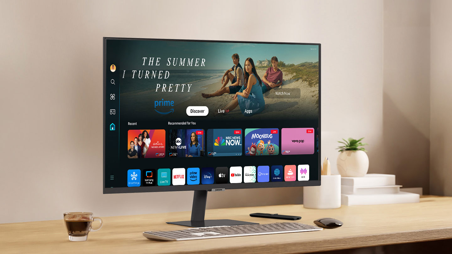 Samsung M5 (M50D) Série Smart Monitor de 27 polegadas Samsung M5 (M50D) Série Smart Monitor de 27 polegadas