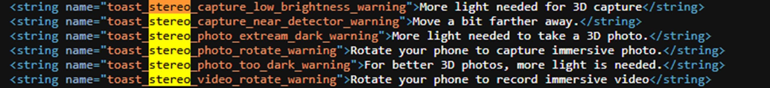 Strings de código da Samsung One UI 8.5 Camera App Strings de código da Samsung One UI 8.5 Camera App