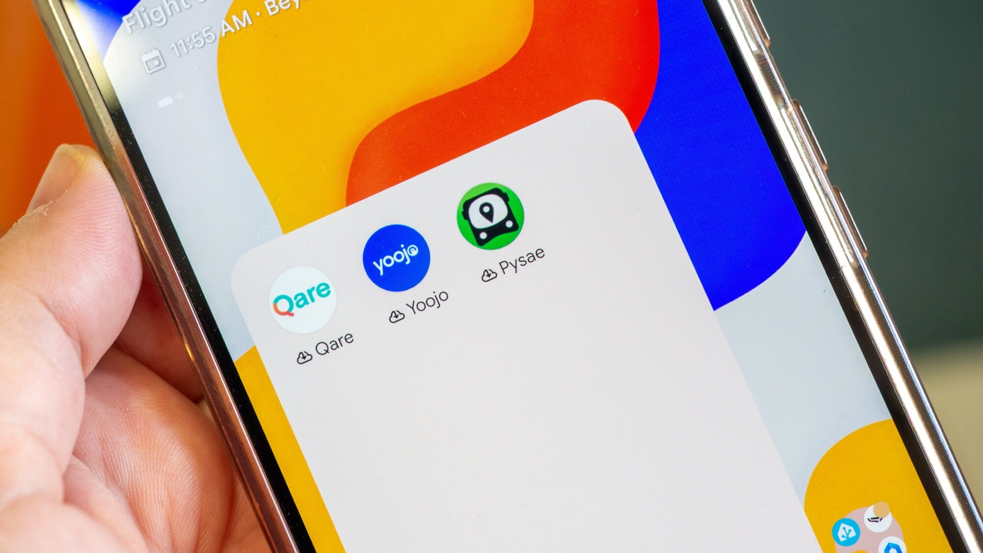 Telefone mostrando aplicativos arquivados do Android Telefone mostrando aplicativos arquivados do Android