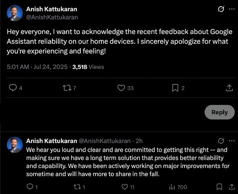 Google Home Apology X Post Google Home Apology X Post